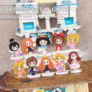Figuras de Dibujos Animados Populares con Temática de Helado, Resistentes al Agua, de Resina Epoxi con Corte Princesa, Abalorios 3D, Regalos de Cumpleaños y Regreso a Clases - Product Image 2