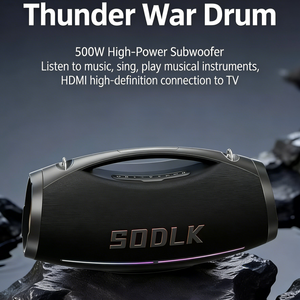 Enceinte karaoké portable sans fil Bluetooth Sodlk S1615 Pro 500W, étanche pour extérieur, avec subwoofer à <span class=keywords><strong>basses</strong></span> profondes et deux microphones - Product Image 3