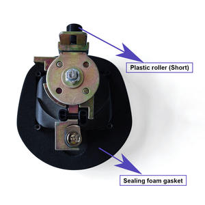 व्हेल की पूंछ हैंडल टिकाऊ आरवी ट्रेलर सुरक्षा लॉक कीलेस ब्लैक पाउडर कोटिंग फिनिश जस्ता मिश्र धातु आइसो901 प्रमाणित लॉक - Product Image 3