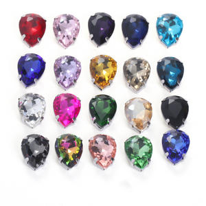 Accessoires de bricolage Verre Zircon Griffe Perceuse Boucle <span class=keywords><strong>Strass</strong></span> Accessoires en épingle à cheveux Techniques à coudre pour nœuds faits maison - Product Image 6