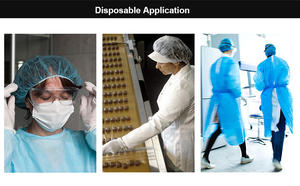 D114 Casquette chirurgicale non tissée jetable légère pour hommes Couvre-<span class=keywords><strong>chaussures</strong></span> <span class=keywords><strong>de</strong></span> laboratoire <span class=keywords><strong>de</strong></span> <span class=keywords><strong>sécurité</strong></span> Usage industriel Matière plastique Médecins - Product Image 4