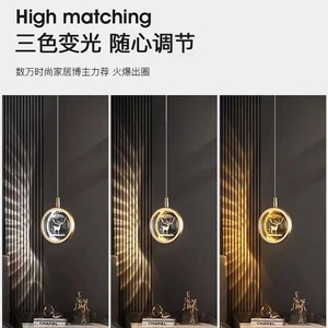 โคมไฟระย้าคริสตัลสุดหรูทันสมัยสำหรับห้องนอน โคมไฟติดผนังศิลปะสร้างสรรค์ส่วนบุคคล โคมไฟระย้าแบบใหม่ - Product Image 5