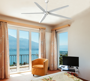 HVLS-7FT lớn Trần dày Blade <span class=keywords><strong>Fan</strong></span> DC trục Trần Quạt Công Nghiệp Sliver Đen - Product Image 4