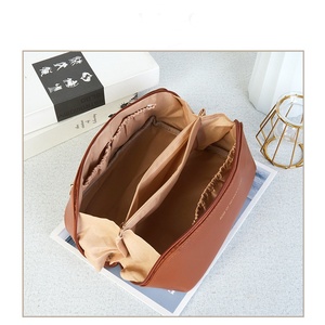 Large Travel Cosmetic Bag for Women Leather Makeup Organizer Female Toiletry Kit Bags Make up Case Storage Pouch Luxury Lady Box - Product Image 2