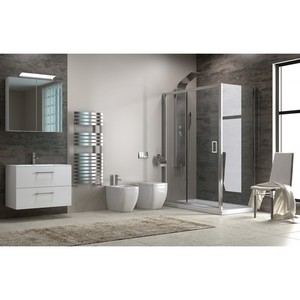 Box Doccia Kamalu K410NS 100x70cm con Porta Scorrevole Pieghevole Moderna Cromata da 70cm per Camera da Letto, Bagno e Uso Esterno - Product Image 4