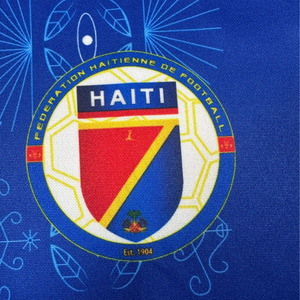 Maglia da <span class=keywords><strong>Calcio</strong></span> Haiti 2026 Coppa del Mondo, Divisa Squadra Stampata a Maniche Corte, Traspirante, Asciugatura Rapida, <span class=keywords><strong>Abbigliamento</strong></span> Sportivo Estivo Unisex - Product Image 3