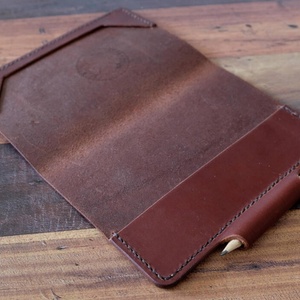 Italian Leather <b>Golf</b> Scorecard Holder with Pen Loop Factory Wholesale-Yardage Book Cover Designed for Golfers - Product Image 3