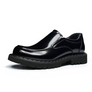 Zapatos Oxford de Negocios de Alta Calidad para Hombre, Zapatos de Cuero Cosidos y con Cordones, Zapatos de Cuero Hechos a Mano para Hombre - Product Image 1