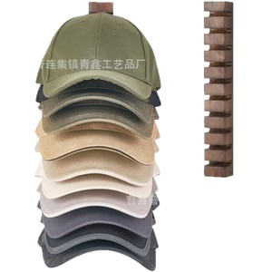 Wooden Baseball Cap Storage Rack Upright Desktop <b>Hat</b> Shelf Multi Layer Durable Display <b>Stand</b> - Product Image 5