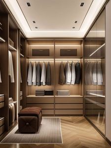 Armoire-penderie en bois massif imperméable pour la maison, le bureau, la villa, l'école, l'hôtel, l'entrepôt, le centre commercial, style panneau - Product Image 3