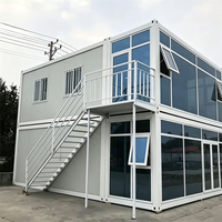 Maison conteneur démontable de 20 pieds, maison conteneur préfabriquée détachable, bureau sur mesure OEM/ODM écologique à installation rapide