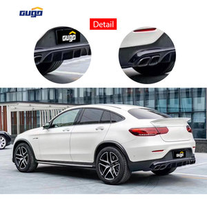 GUGO pour <span class=keywords><strong>Mercedes</strong></span>-Benz <span class=keywords><strong>GLC</strong></span> X253 2020-<span class=keywords><strong>2022</strong></span> Kit carrosserie de calandre avant Nouvelle mise à niveau <span class=keywords><strong>2022</strong></span> <span class=keywords><strong>GLC</strong></span> 63 AMG Pare-chocs avant arrière Pièces automobiles - Product Image 5