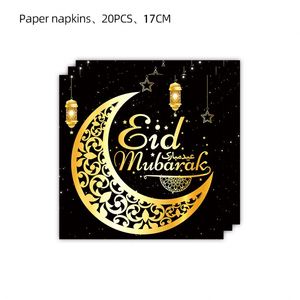 ชุดตกแต่งรอมฎอนแบบกำหนดเอง ปี 2025 จานกระดาษพร้อมที่จับ สำหรับของขวัญอิสลาม งานเลี้ยง ของใช้ในงานปาร์ตี้ ผลิตภัณฑ์อิสลาม - Product Image 6