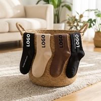 Chaussettes de sport en coton personnalisées avec logo, chaussettes athlétiques pour hommes et femmes, conception personnalisée OEM ODM, chaussettes tube sur mesure, vente en gros