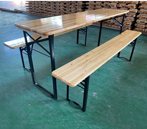 Đồ Nội Thất Ngoài Trời Bộ Bàn Bia Bằng Gỗ Gấp Gọn Cho Vườn Dã Ngoại - Product Image 3