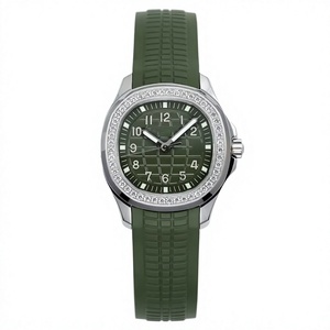 Reloj de Lujo para Mujer, Super Calidad, Resistente al Agua, 38.8mm, Fábrica ZF, Movimiento de Cuarzo 250SC, 5267, Correa de Goma Verde - Product Image 1