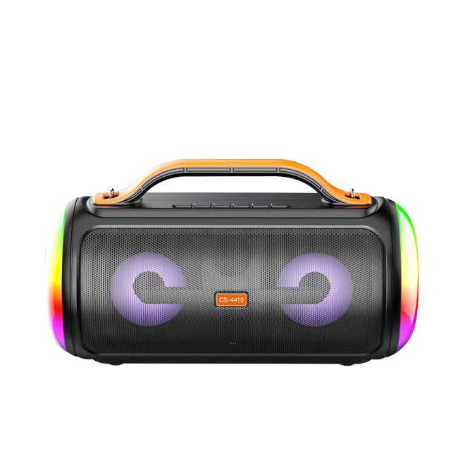 Wireless Microphone bluetooth Speaker Lights FM Function Mic Input TWS Connection Hand-held Portable Wireless Speaker