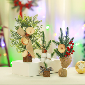 Mini Árbol de Navidad de 25 cm, Decoración de Escritorio, Adorno de Hierro para Ventana, para Escenas Festivas, Decoraciones Navideñas - Product Image 4