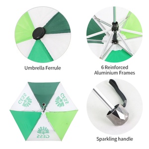 Wholesale Modern Full Printing 21 Inch 8K Ribs Black UV Coating Windproof <b>Umbrellas</b> Customized Logo Printing Auto 3-Fold - Product Image 5