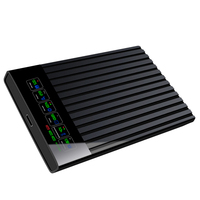 Visive Smart 2.5 "involucro del disco rigido, USB C a SATA con custodia del disco rigido UASP per 7mm e 9.5mm, SATA I II III, HDD, SSD
