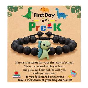 Braccialetto di dinosauro per il <span class=keywords><strong>figlio</strong></span> da mamma papà primo giorno di scuola compleanno di <span class=keywords><strong>san</strong></span> <span class=keywords><strong>valentino</strong></span> regali di natale per i bambini - Product Image 3