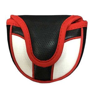 Hot Sales Red and White PU Golf Mallet <strong>Putter</strong> <strong>Cover</strong> with Cola Embroidery - Product Image 6