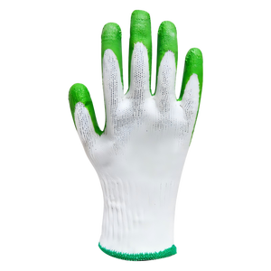 Guantes de Seguridad CITICITY Recubiertos de Látex Verde Calibre 10, Absorbentes de Humedad, Lavables a Máquina, con Puño de Punto, Guantes de Protección - Product Image 4