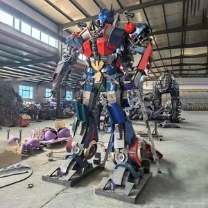 Estatua de Optimus Prime de 250 cm (8 pies) de Metal, Robot Animatrónico de Tamaño Real para Eventos y Conciertos, Escultura de Transformer para Interiores y Exteriores - Product Image 4