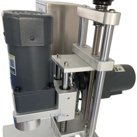 Machine de capsulage électrique semi-automatique de table LTDDX450 pour bouteilles en plastique, en verre et cosmétiques, scellage de bouchons à vis