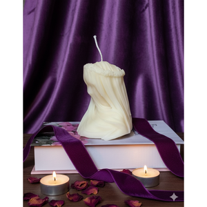 Vela con forma de escultura de dama velada grande - Product Image 5