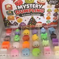 Agent recherché : Approvisionnement stable, sans pression de stock, boîte mystère, calendrier de l'Avent de Noël, jouets anti-stress Squishy Dumpling