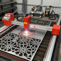 Machine de découpe plasma CNC portable, mini découpeuse à portique, usage industriel, acier au carbone, acier inoxydable, aluminium, plaque métallique, 220V, neuve