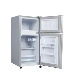 Refrigerador doméstico pequeno com porta dupla 60L