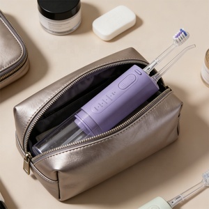 Irrigador Bucal Retráctil de Doble Sistema, <span class=keywords><strong>Cepillo</strong></span> de Dientes Sónico, 5 Modos de Presión, 3 Modos de Limpieza, Mini Irrigador Bucal Portátil - Product Image 2