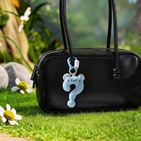 Porte-clés Pomme en Peluche Mignonne en Forme de Point d'Exclamation, Pendentif de Sac en Peluche Douce, Cadeau d'Anniversaire Créatif, Vente en Gros Personnalisée