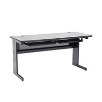 Fournisseur de mobilier scolaire, cadre de table en fer forgé, table d'ordinateur