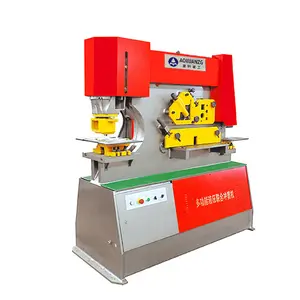 Universal hydraulic ironworker machine square pipe hydraulic punching shearing bending cutting machine