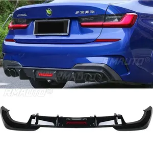 BMW G20 Rear Bumper <b>Lip</b> Glossy Black Sport Style Car Rear Bumper <b>Splitter</b> Guard Body Kit for BMW G20 2020-2022 Car Accessories - Product Image 3