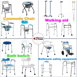 Fauteuil roulant pliable à cadre en acier pour intérieur et extérieur, vente en gros directe d'usine, pour personnes âgées - Product Image 6