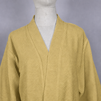Peignoir gaufré à capuche pour hôtel et spa, lavable en machine, léger, pour hommes, idéal pour l'hôtellerie, disponible en gros pour toutes les saisons