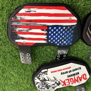 फुटबॉल खिलाड़ियों के लिए पीबीटी बैक प्लेट पीछे की प्लेट रियर रक्षक के साथ कस्टम रग्बी और अमेरिकी फुटबॉल कंधे पैड - Product Image 2