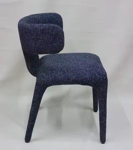 Chaise d'hôtel confortable en velours, mobilier de maison, chaises de salle à <span class=keywords><strong>manger</strong></span>, échantillon gratuit, haute qualité - Product Image 4