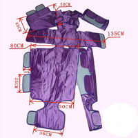 Appareil de drainage lymphatique par pression d'air, bottes de compression pneumatique pour la circulation des jambes, le soulagement des œdèmes et la réduction de la cellulite