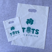 Ventes chaudes Sacs de shopping en plastique recyclables imperméables Logo-Taille Pliables Emballage de vêtements Dureté Carton souple emballé