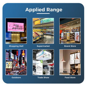 Écran d'affichage LED intérieur commercial, boîte lumineuse, signalétique publicitaire, affiche pour centres commerciaux - Product Image 6