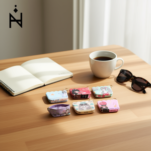 Cute Cartoon Girl Coin Pouch 10.5x9cm With <b>Key</b> <b>Ring</b> For Women Fashion <b>Accessory</b> - Product Image 2