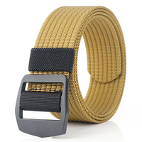 Ceinture tactique en tissu pour entraînement sportif en plein air, boucle à dégagement rapide
