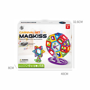 Bloques de Construcción Magnéticos, 50-100 Piezas, Juguetes Educativos Encajables para Niños de 4 a 6 Años, Material ABS - Product Image 5
