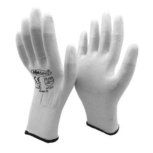 Guantes DE TRABAJO DE <span class=keywords><strong>PU</strong></span> NMSHIELD XL, guantes transpirables para pantalla táctil de China para construcción e industria, certificado EN388 para jardinería - Product Image 3