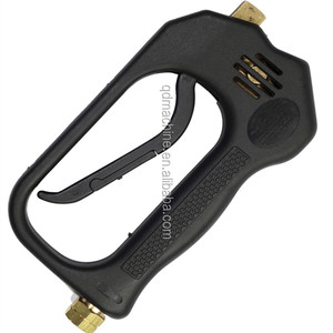 Pistolet court <span class=keywords><strong>pour</strong></span> nettoyeur haute pression 4000 PSI/10.5 GPM Pistolet pulvérisateur <span class=keywords><strong>pour</strong></span> nettoyeur haute puissance avec embouts de buse en <span class=keywords><strong>caoutchouc</strong></span> Pistolet <span class=keywords><strong>pour</strong></span> nettoyeur de voiture à connexion rapide - Product Image 3